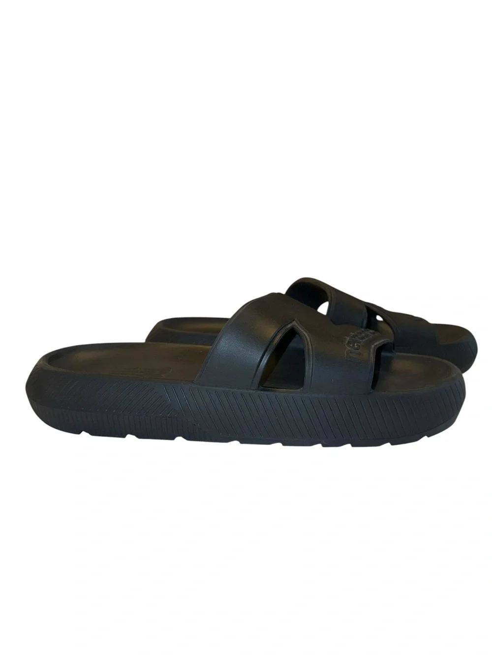 NWOT New Balance Men’s 200XL Logo Waterproof Slides Size 13 Black